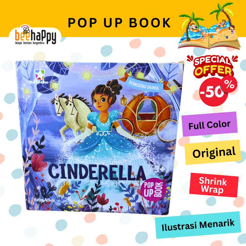 Pop Up Book Buku Pop Up Anak CINDERELLA