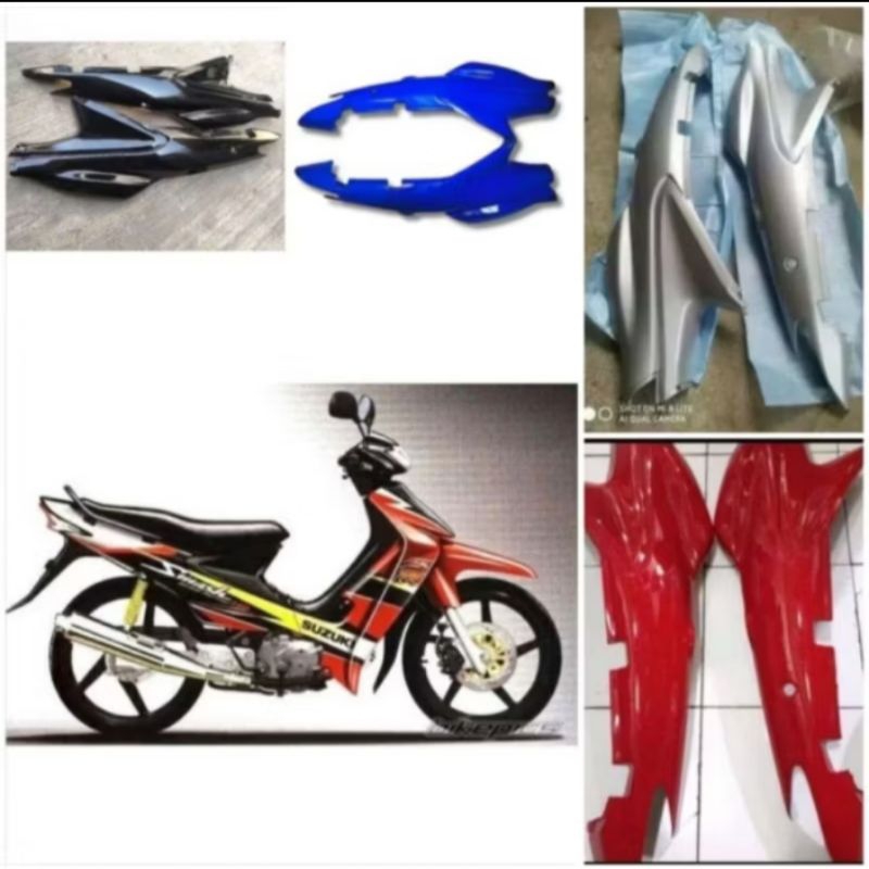 cover body samping Suzuki smash 110 lama body belakang Suzuki smash lama