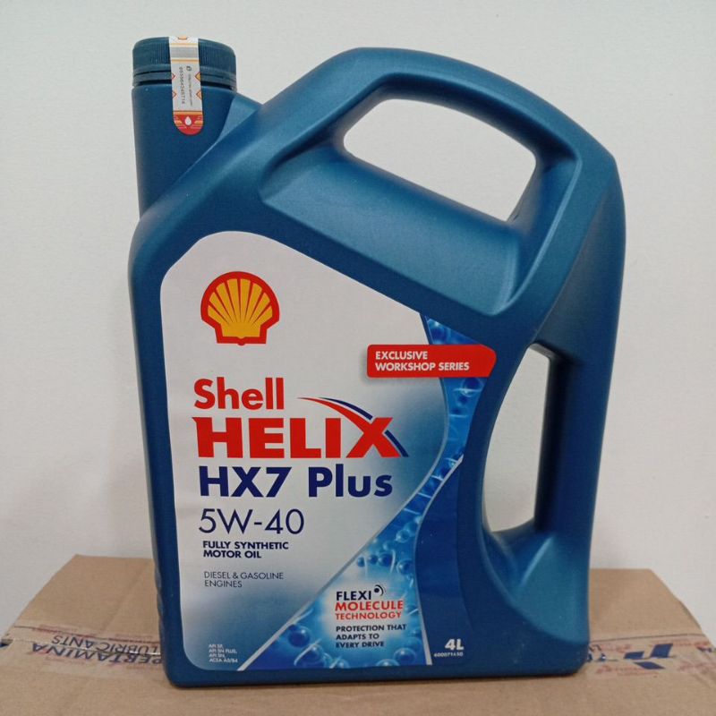 Oli shell Hx7 4Liter oli mesin Hx7 4L Oli Pelumas mesin Shel Hx7 4Liter Oli Galon Shel Hx7 4liter