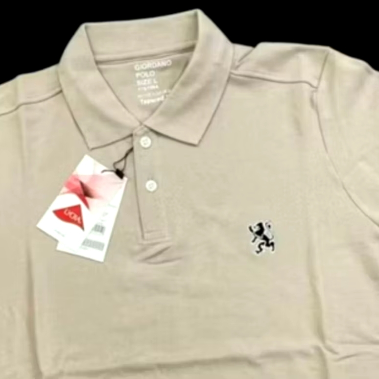 Kaos Kerah GIORDANO Polo Mini Logo / Kaos Polo Shirt Lion Small Bordir