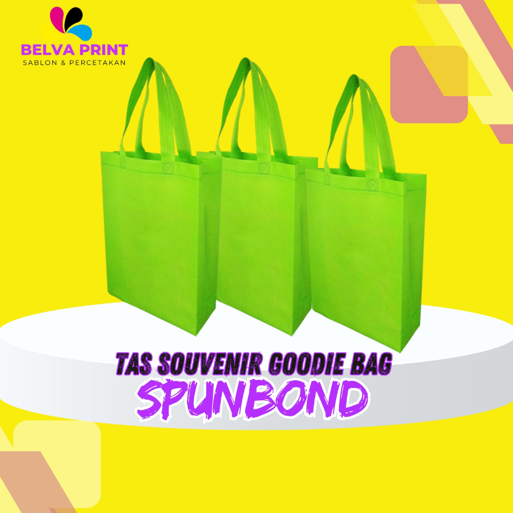 

Tas Souvenir Pernikahan Goodie Bag Tas Spunbond Tali Kantong Belanja POLOS
