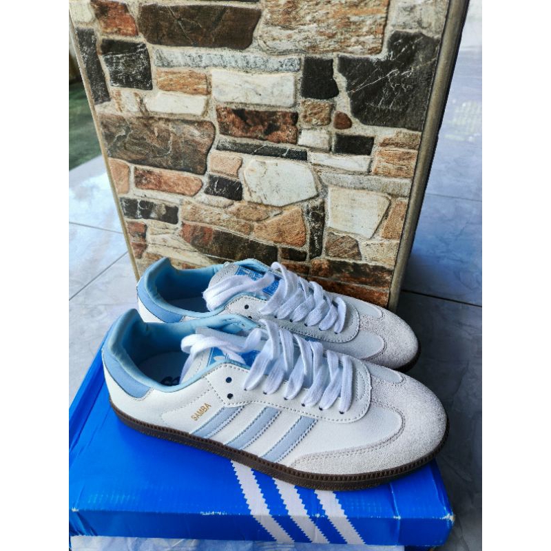 ADIDAS SAMBA OG WHITE BLUE