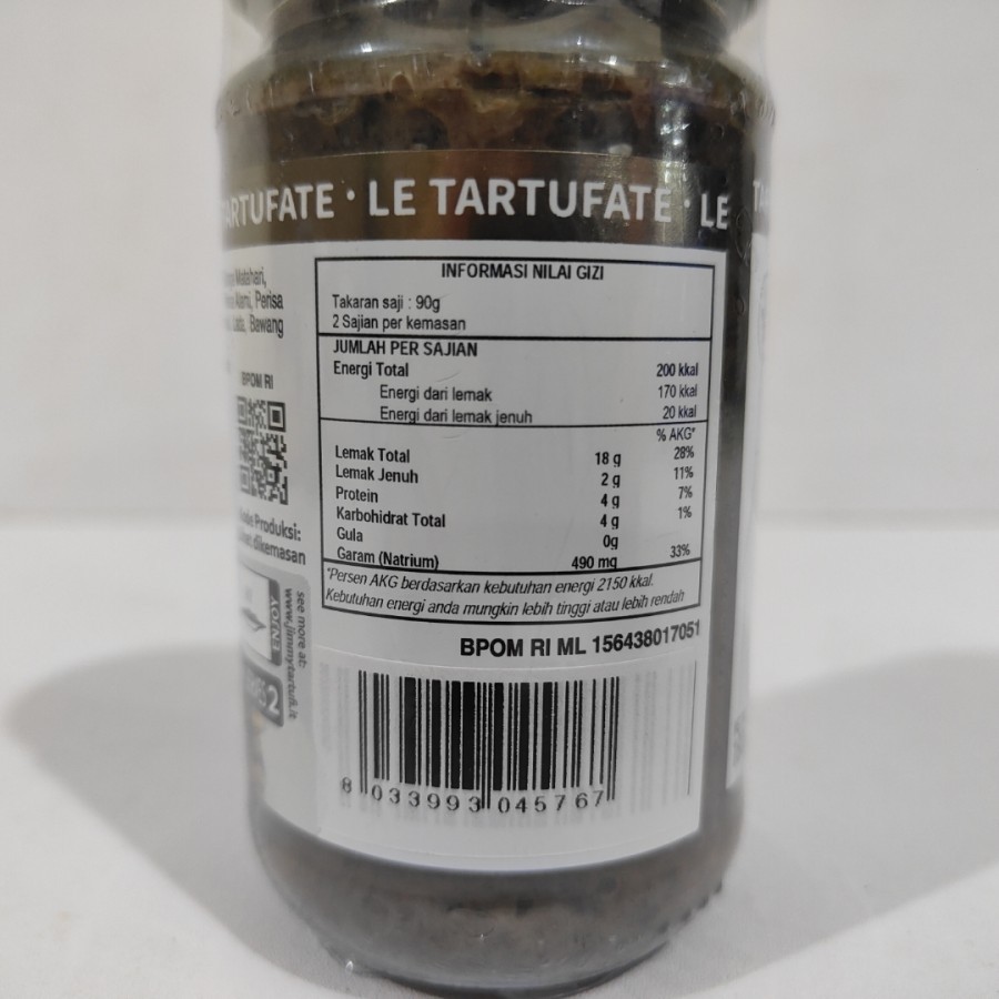 

Tartufi Jimmy Truffle Sauce 180gr - Saus Truffle Cheese Porcini Premium Italy