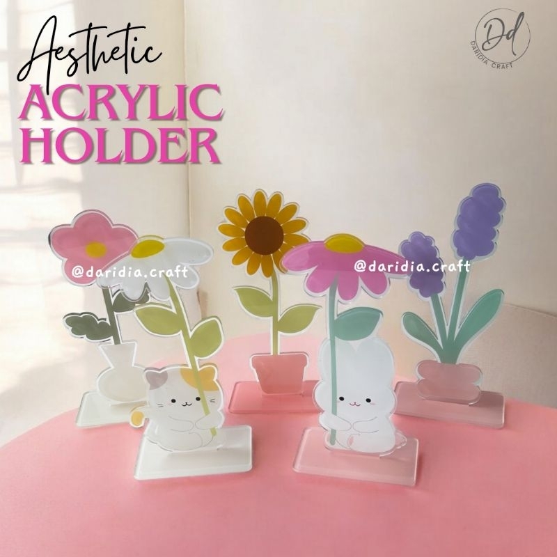 

Acrylic Holder - Penyangga Kertas Foto Aesthetic