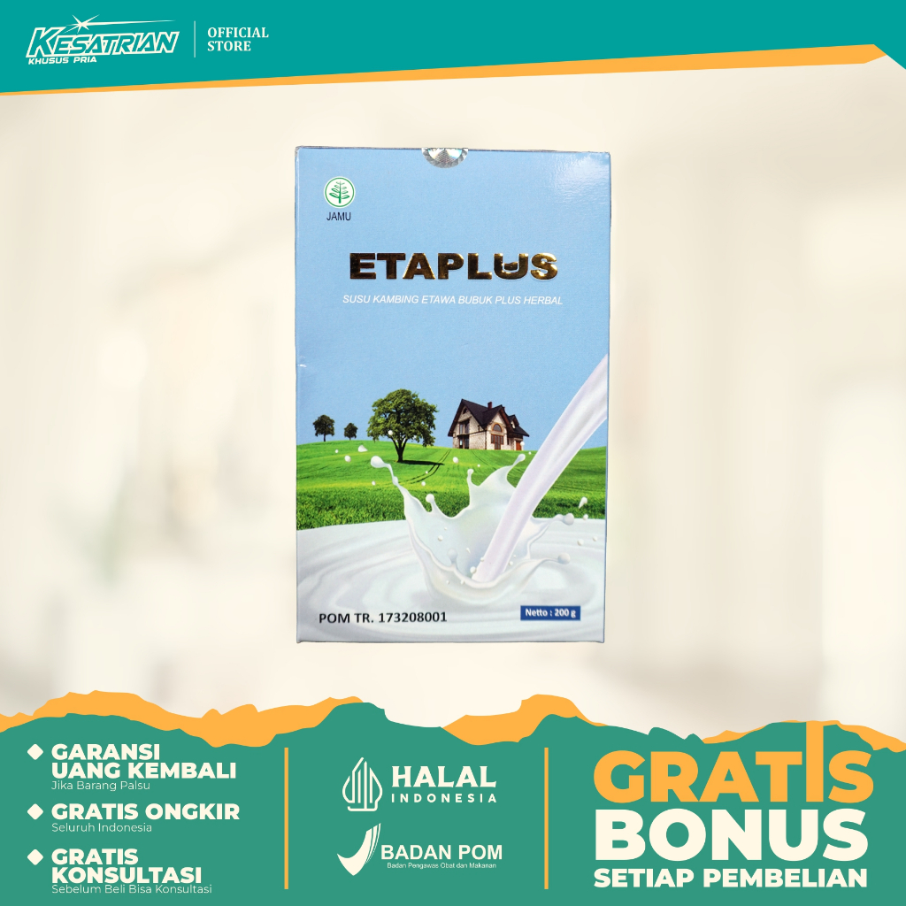 

ETAPLUS Susu Kambing Spesial Melancarkan Pencenaan Meningkatkan Imun Dan Motorik - Kesatrian Store