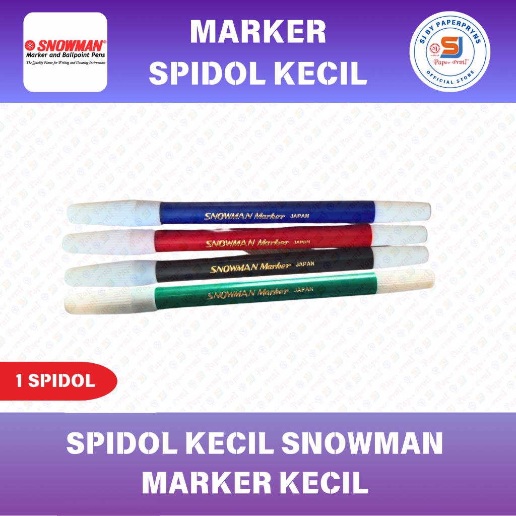 

SPIDOL KECIL SNOWMAN MARKER KECIL - 1 SPIDOL