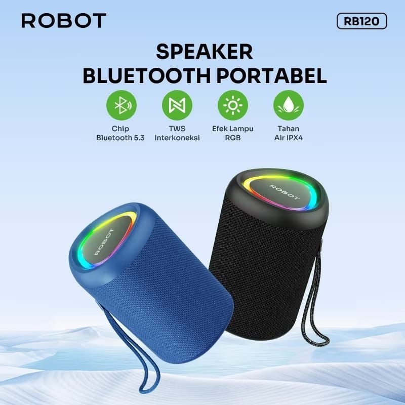 SPEAKER ROBOT RB120 BLUETOOTH RGB