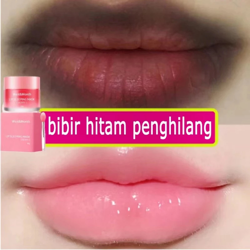 Krim bibir yang cantik, krim masker bibir yang memperbaiki, pelembab bibir, krim pengelupas bibir, m