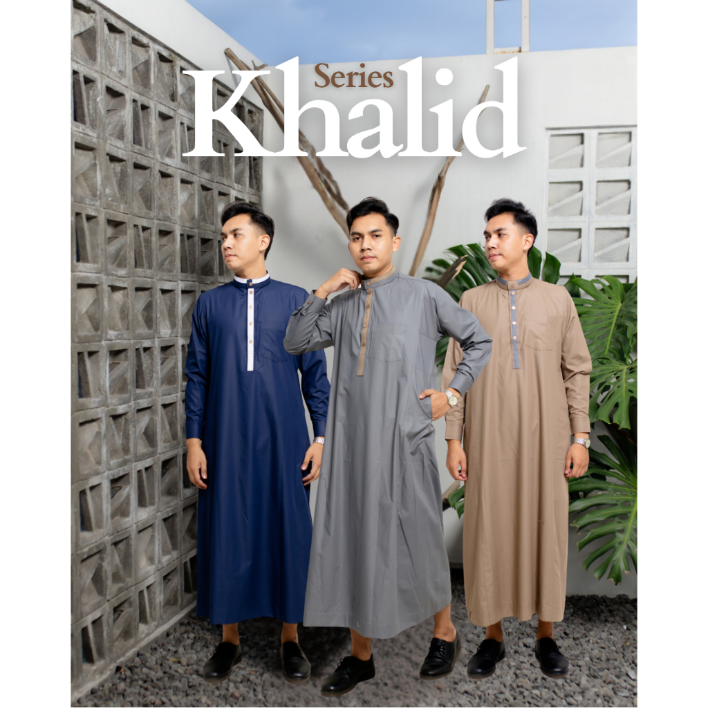 AL HAQ Series Khalid Jubah Pria Gamis Pria Jubah Pria Muslim Saudi Umroh Jubah Saudi Jubah Mewah