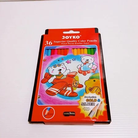 

Pensil Warna Joyko 36 warna /Superior Quality Colour Pensils CP-36PB Stationery