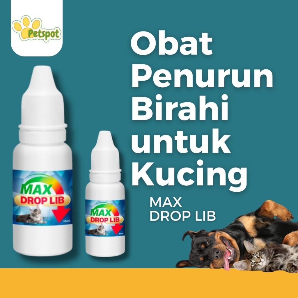 Max Drop Lib Penurun Libido Kucing dan Stres Kucing