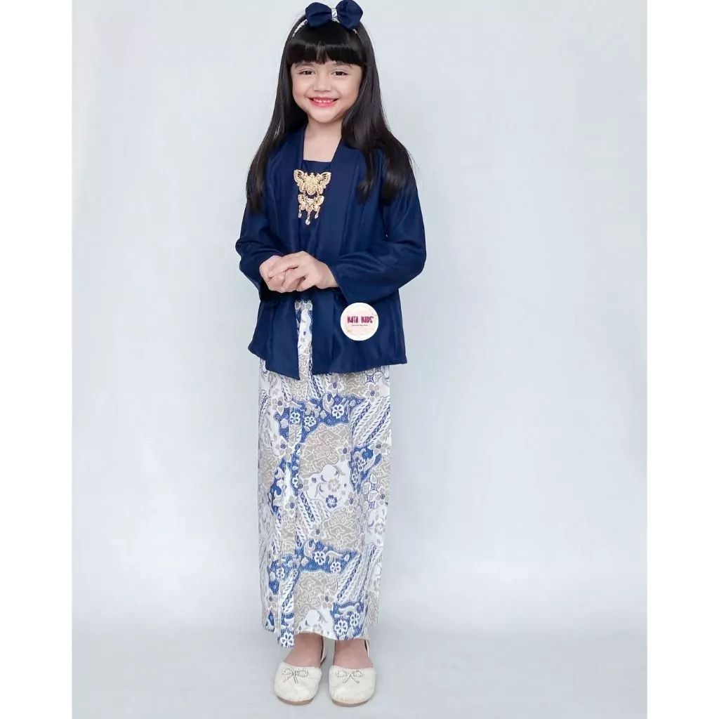 Kebaya Kutubaru Anak/Setelan Kebaya Kutubaru KATUN Panjang Rok Panjang