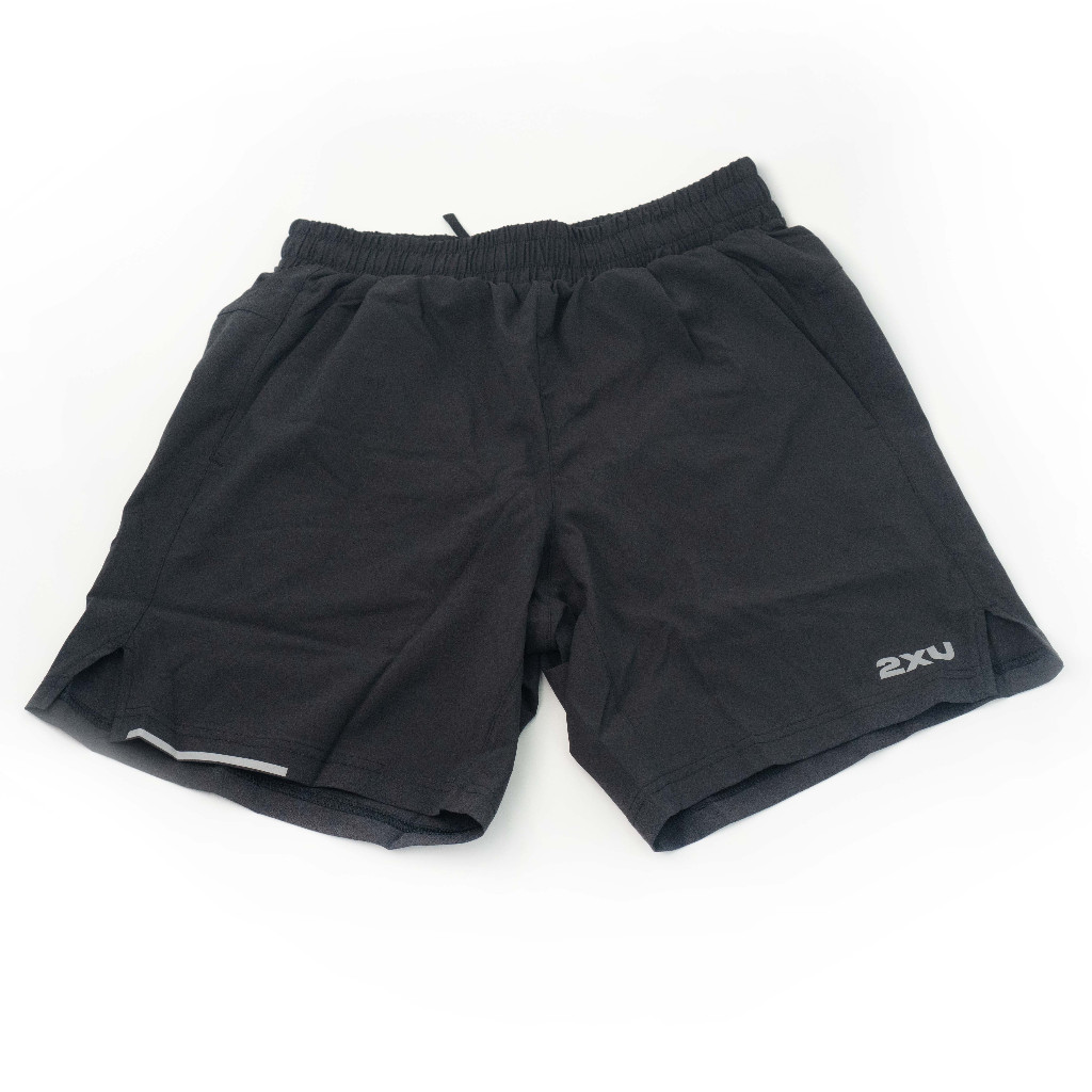 2XU Aero 7 Inch Reflective Celana Olahraga Lari Running - Pria Original
