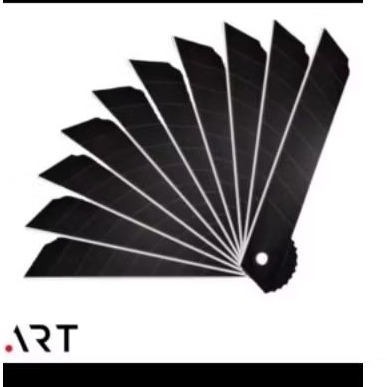 

isi cutter baja hitam isi 10 pcs