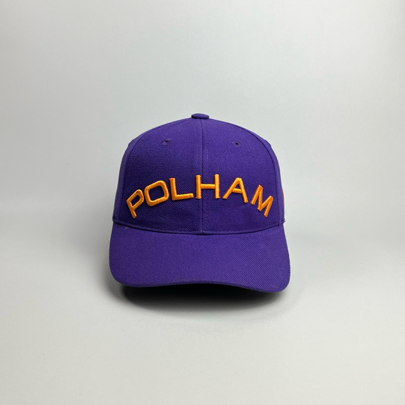 Polham Script Strapback Cap Purple