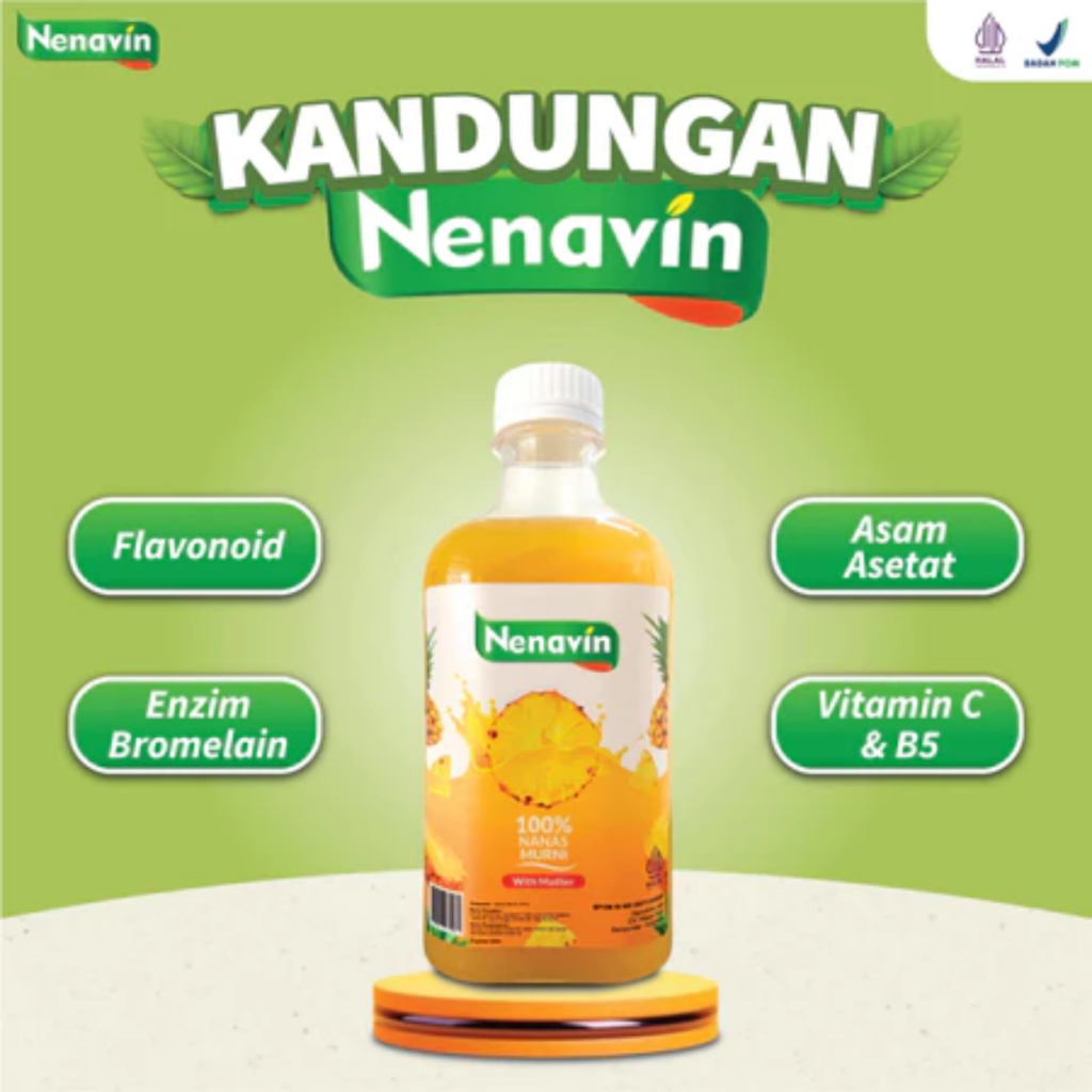 

Nenavin Cuka Nanas 100% Asli Halal BPOM
