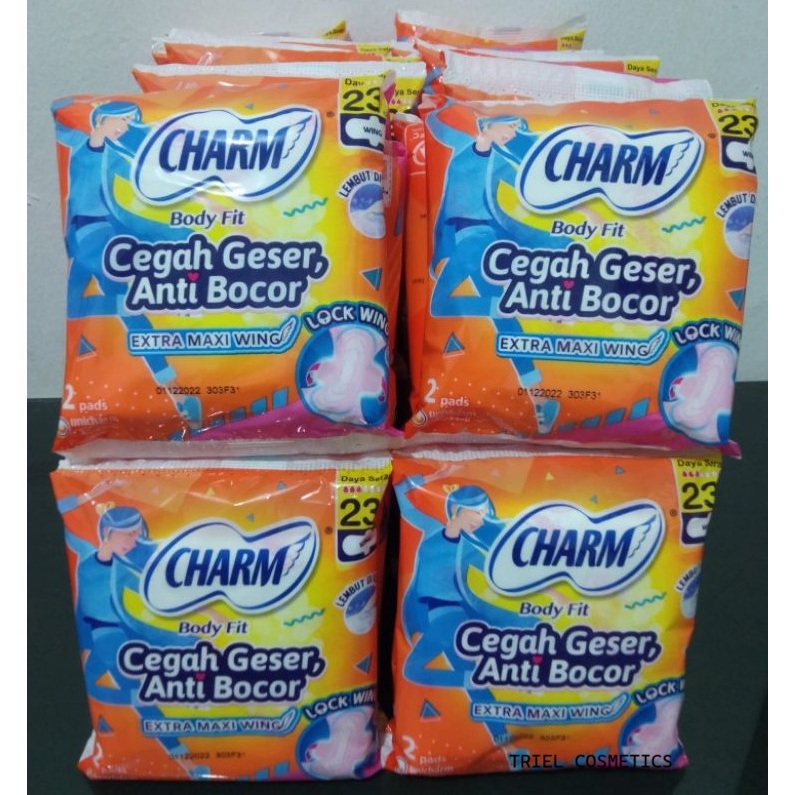 Charm Extra Maxi Wing Sachet Isi 10