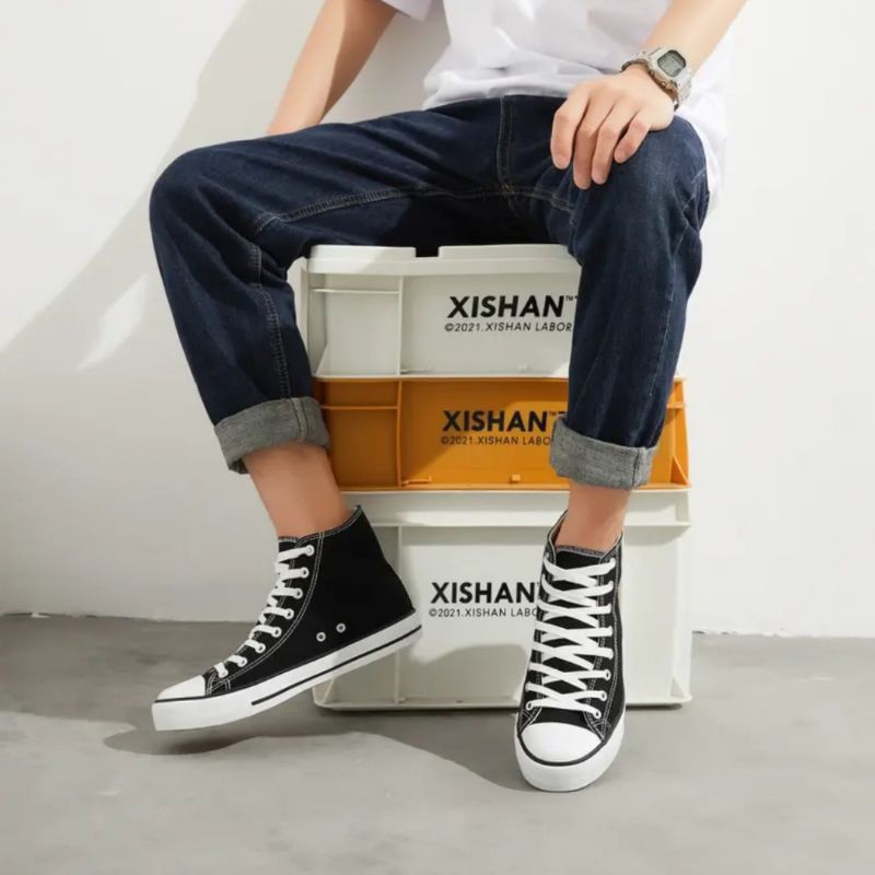 Sepatu Sekolah Anak Laki-Laki/Perempuan All Star SD,SMP,SMA 36-43