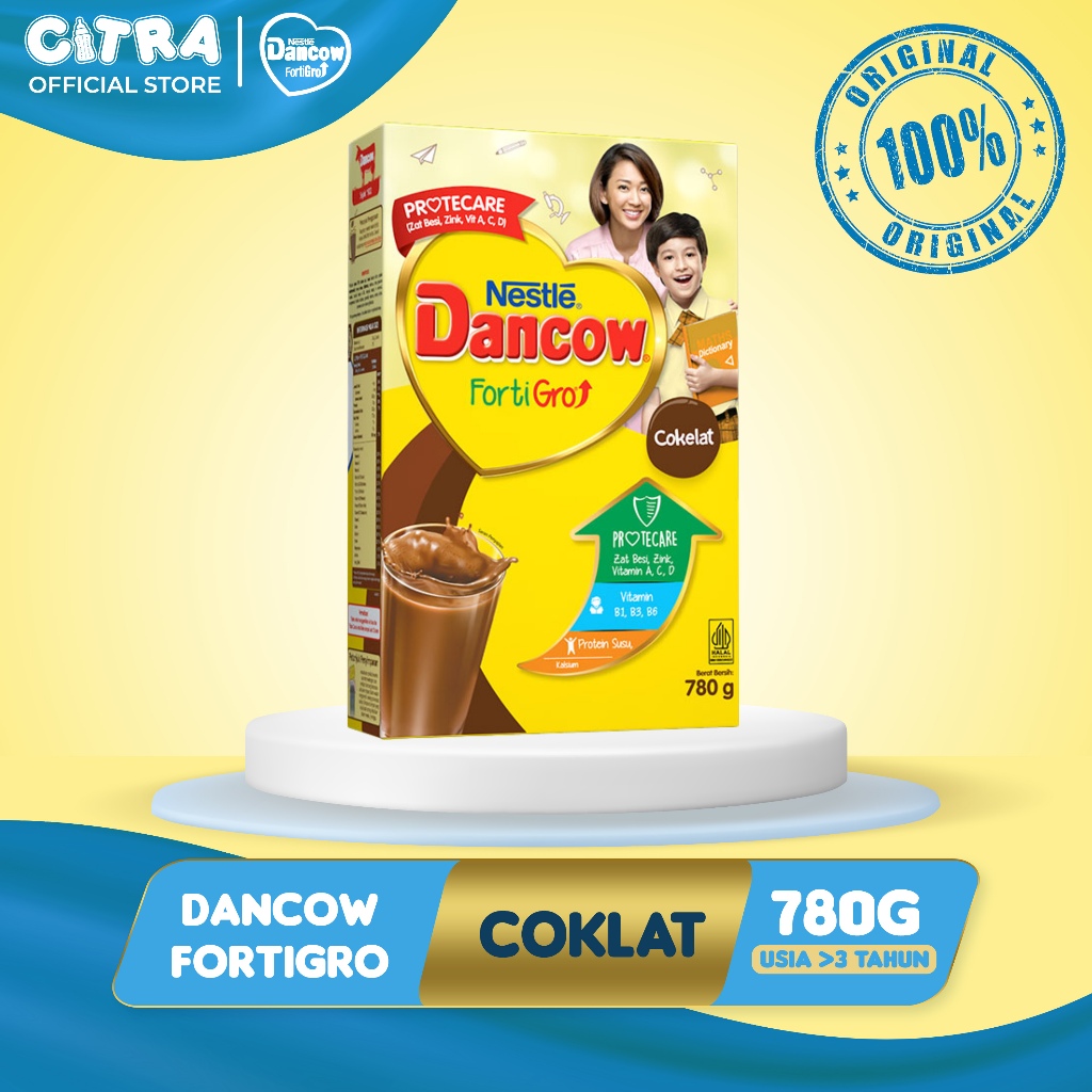 

Dancow Fortigro Instant Coklat 780g (Citra Susu)