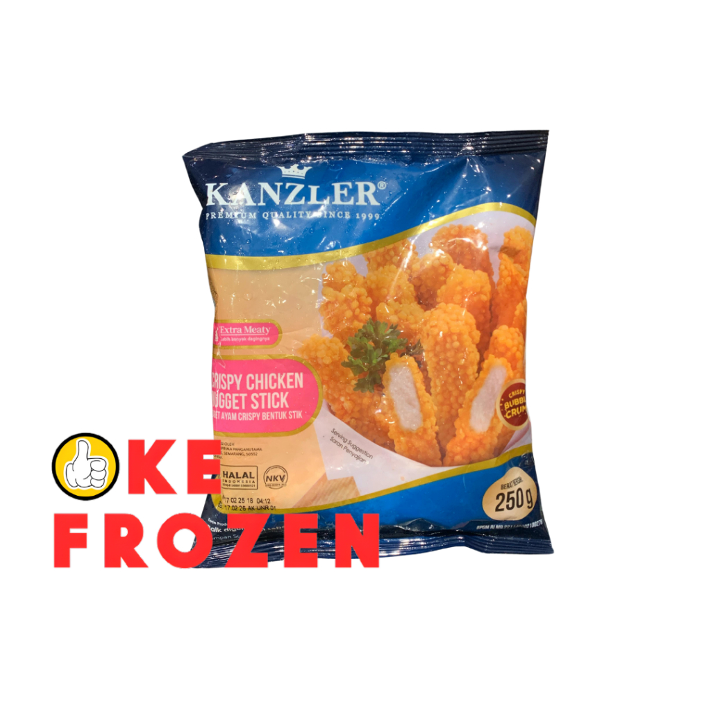 

KANZLER CRISPY CHICKEN NUGGET STICK 250GR