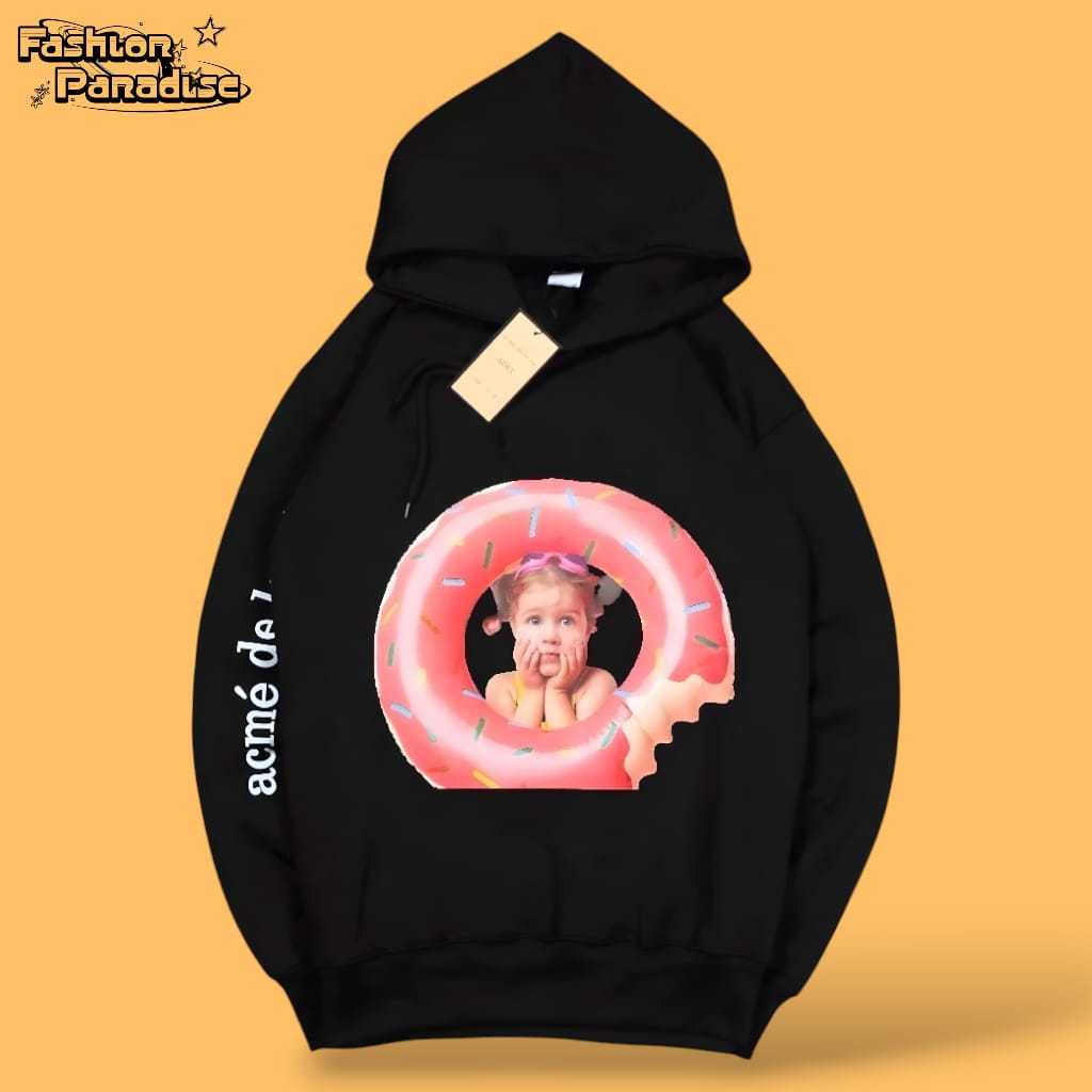 HOODIE SWEATSHIRT *FASHIONPARADISE888* ADLV PINK DONUT BABY FULL TAGS AND LABEL UNISEX