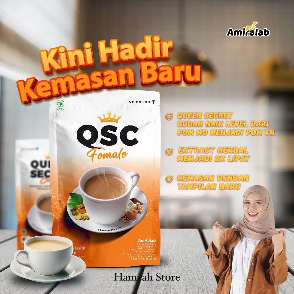 

Amiralab Queen Secret Coffee Original - Herbal Drink for Women's Health 100g