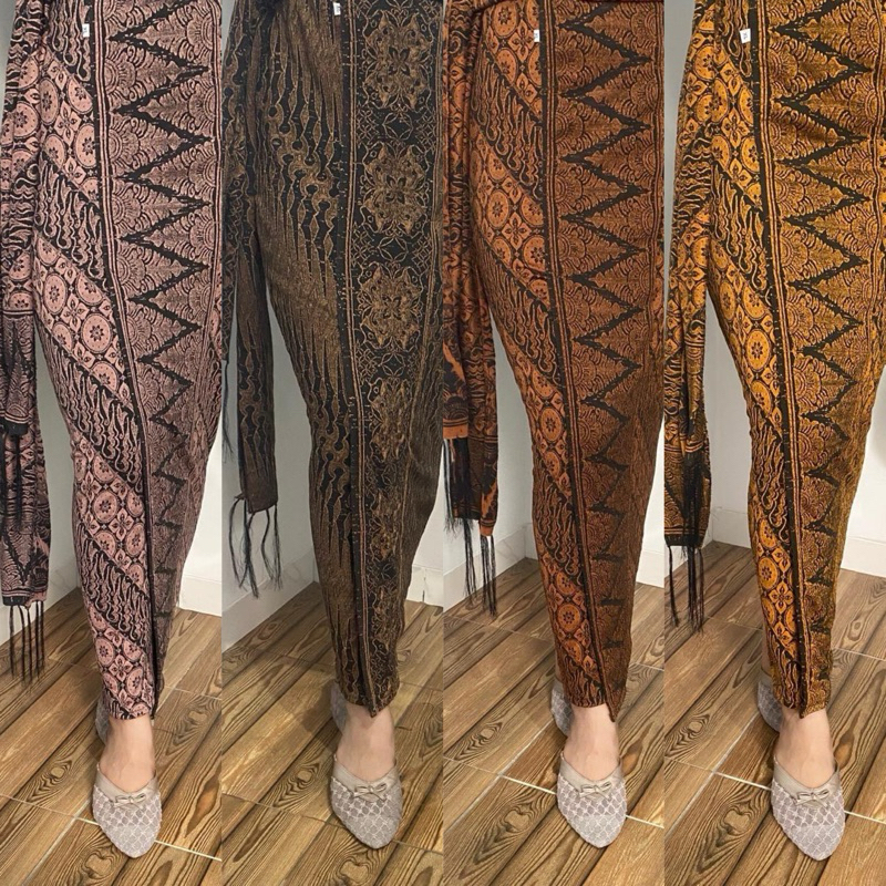 kamen jadi jaguar +selendang motif batik liris/kamen jaguar full stretch ukuran standard dan jumbo