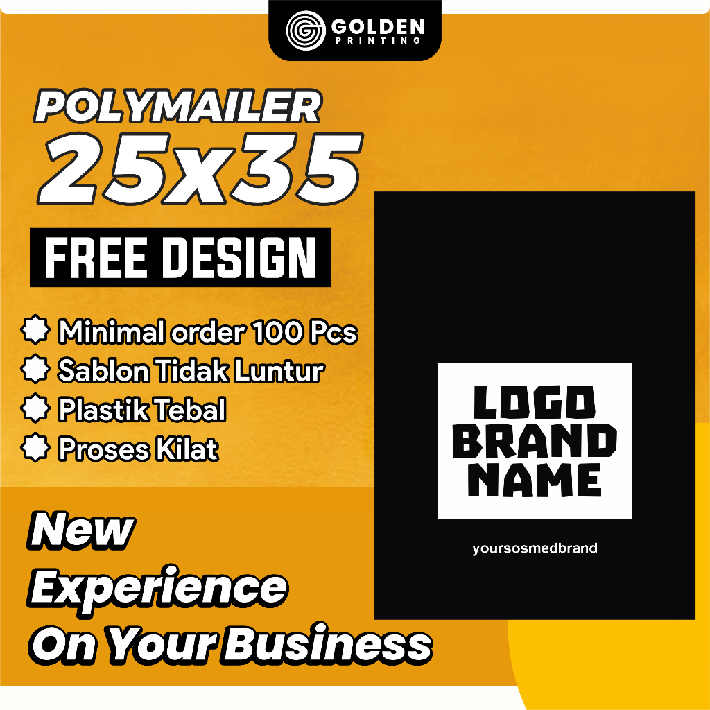 

Sablon Plastik Custom Olshop Polymailer 25x35 FREE DESIGN COD