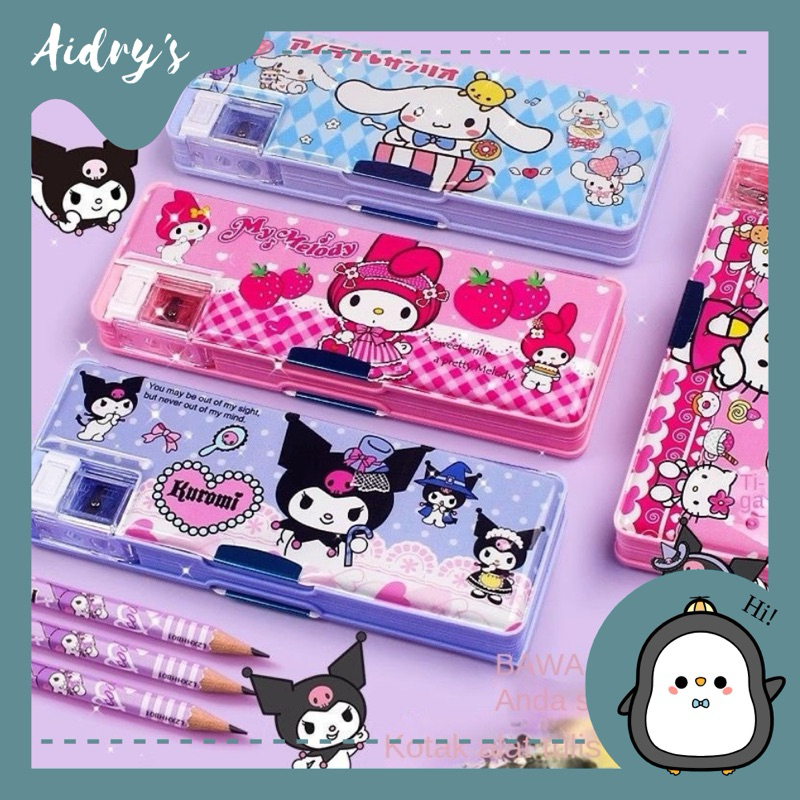 

❤️ AIDRY’SLOVE ❤️ KOTAK PENSIL SANRIO | KOTAK PENSIL MAGNET 2 SEKAT SANRIO