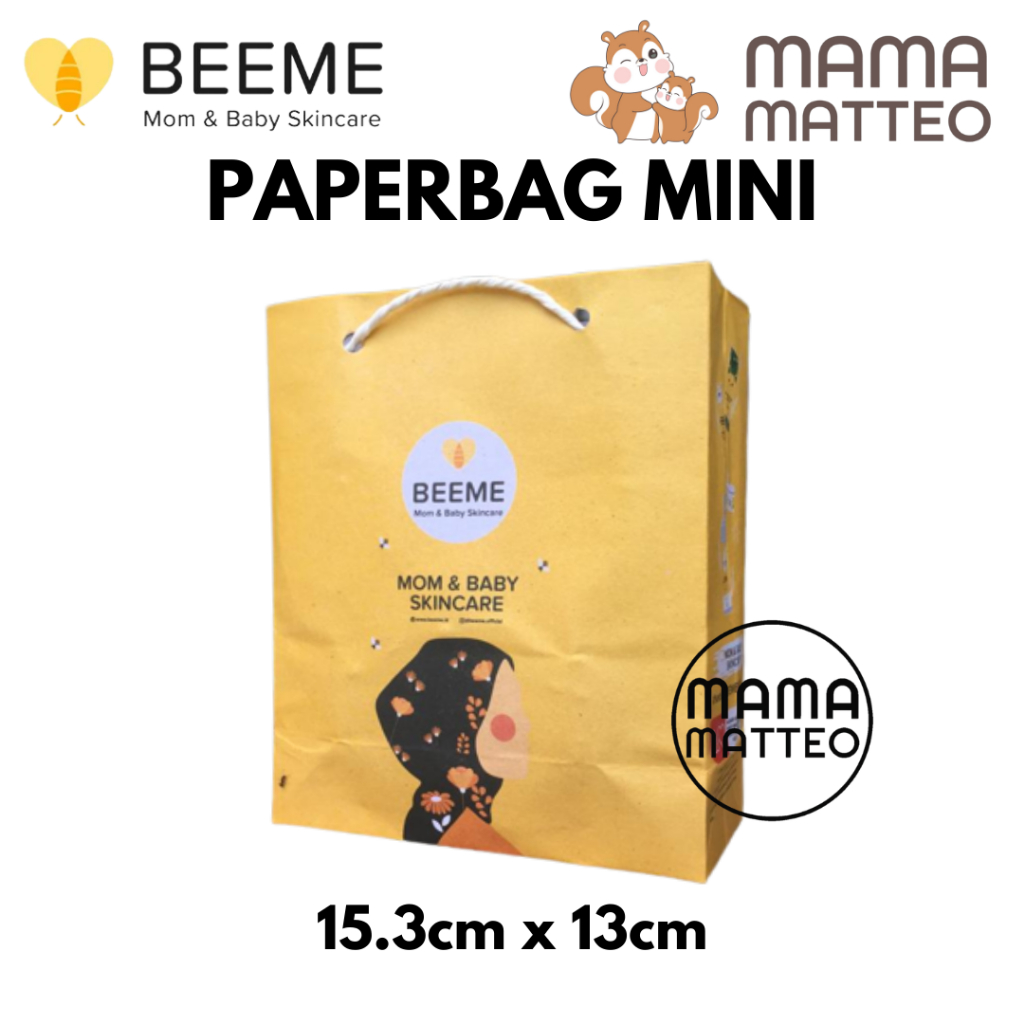 

Paperbag Totebag MIni Ukuran 15.3cm x 13cm / Tas Kecil Hadiah Gratis Produk Beeme