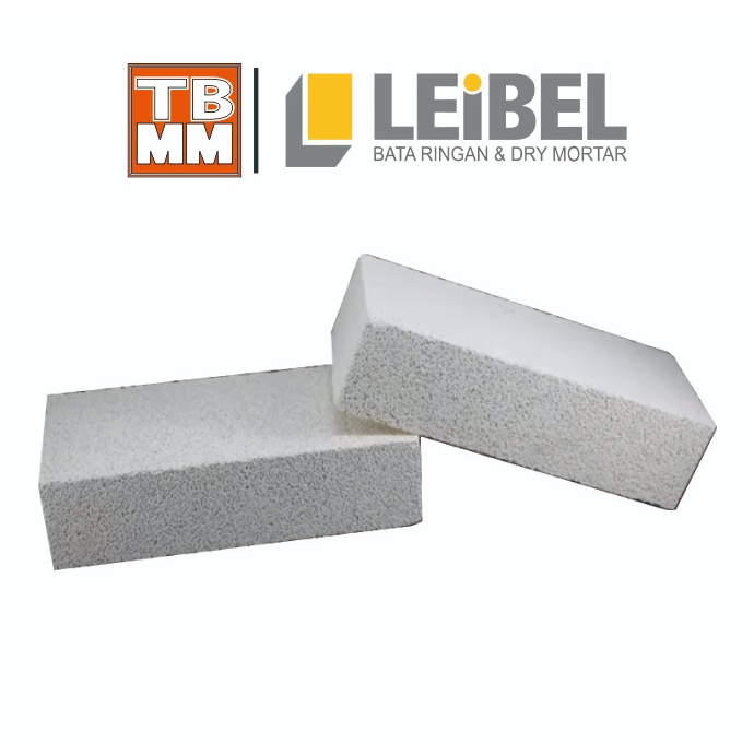 HEBEL BATA RINGAN LEIBEL 10 CM & 7,5 CM (1 DO = 12,6 KUBIK)