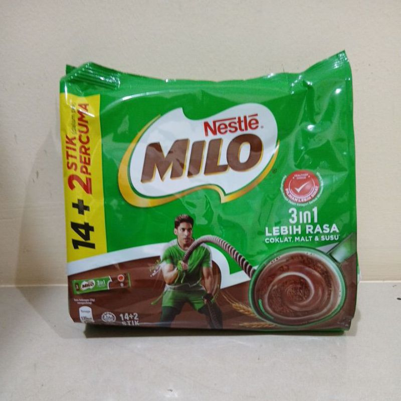 

MILO 3 IN 1 (14 + 2 STIK ) EXP 30/4/26