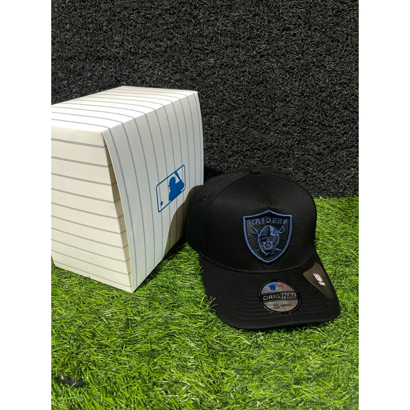 Raiders Hitam Navy Bahan Hitam Topi Premium IDE CLOTHES