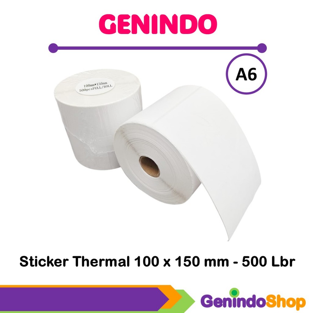 

Thermal Roll Label 100 x 150 mm Genindo