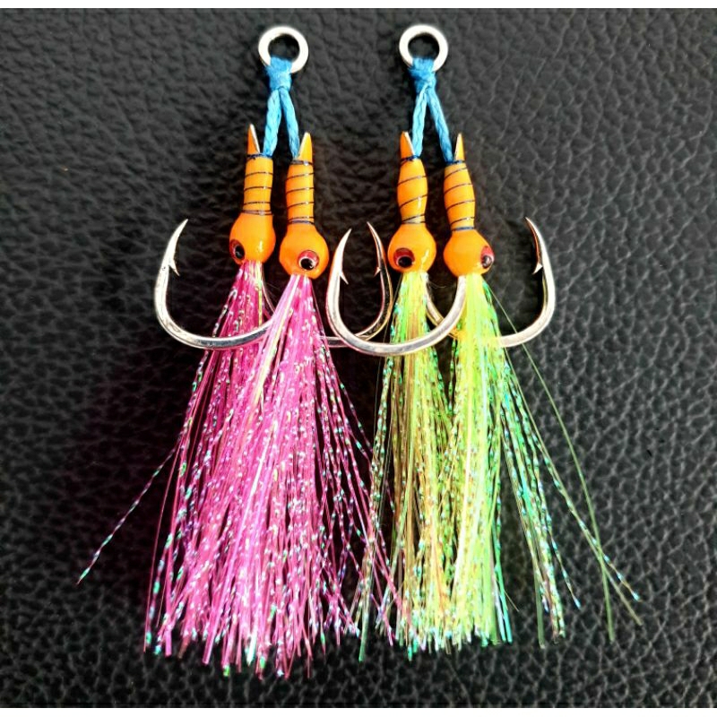 ASSIST HOOK PREMIUM CUSTOM MEREK PATENT IDEAL UNTUK JIG 40 GRAM.