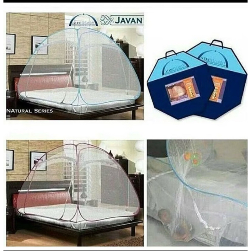 kelambu nyamuk javan ukuran 180x200 dan 200x200
