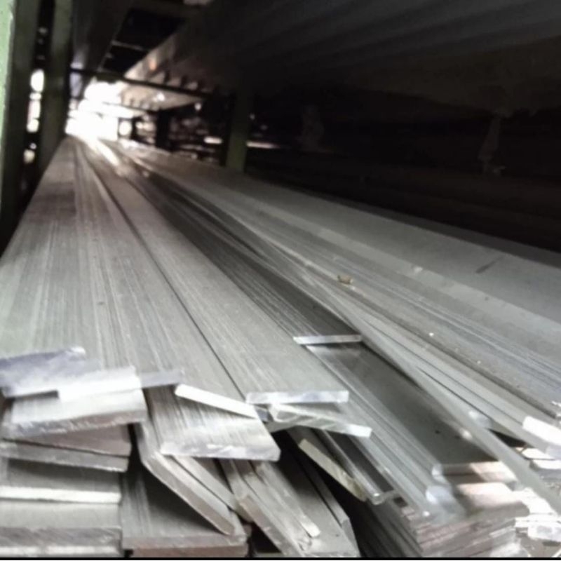 Plat Strip Alumunium Tebal 4mm x 30mm x 4000mm Alumunium