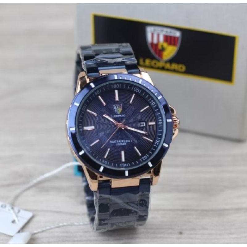 JAM TANGAN LEOPARD RANTAI TAHAN AIR 0221