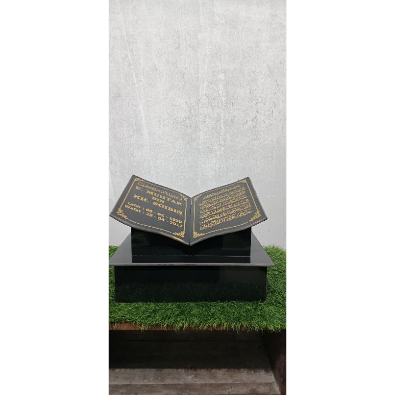 [SBR] Nisan Makam Granit Model Buku