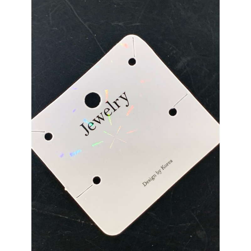 

JEWELRY TAG MOTIF HOLOGRAM GLOSY PRINT 1 SISI TEBAL 350GSM UKURAN 3,5X4CM READY SIAP KIRIM CO 1X DIKIRIM 1 PCS MINOR 100X