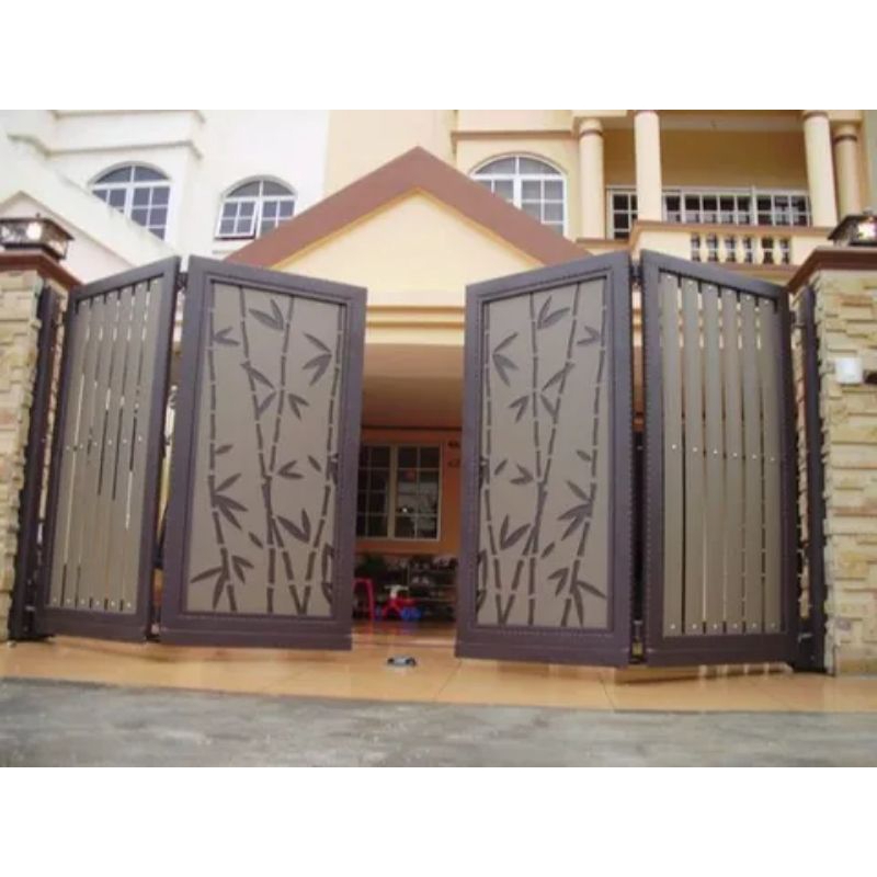 PINTU PAGAR GESER BESI LASER CUTTING TERBARU