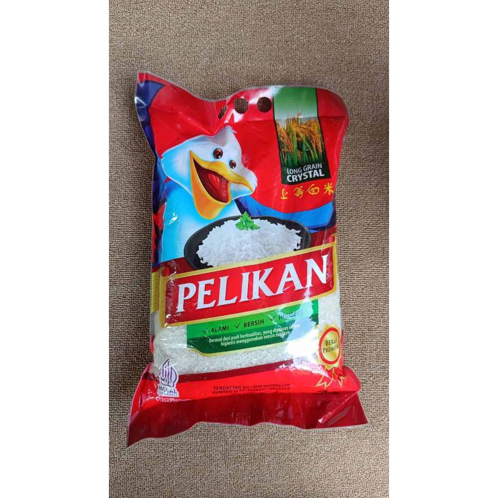 

Beras premium pelikan 5Kg