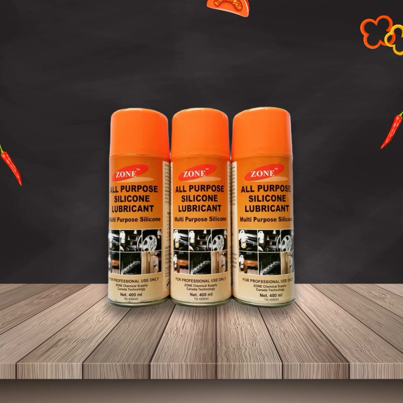 RB Silicone Spray Silikon Spray All Purpose Silicone ZONE 400 ml Multi Purpose Silicone