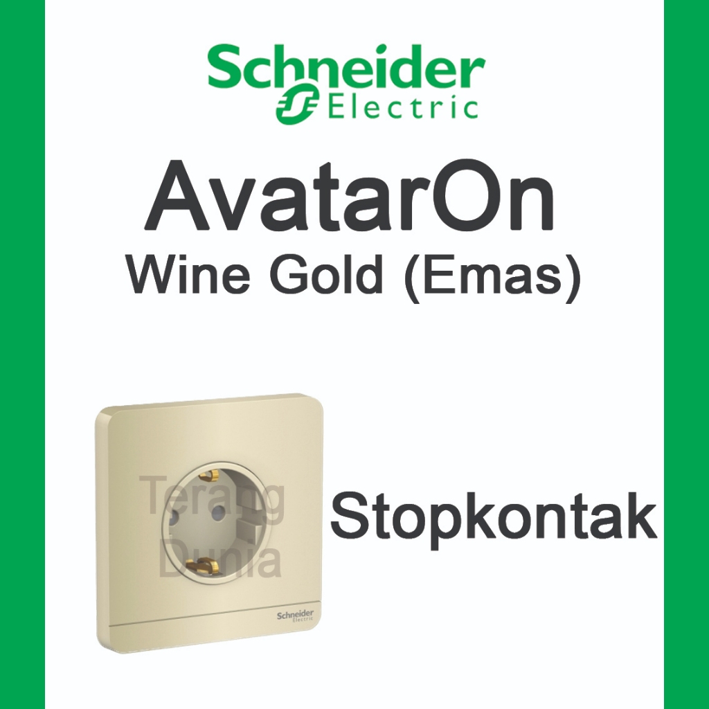 Stopkontak Schneider Avataron Gold Stopkontak Avatar on Gold Schneider Avataron Gold Stopkontak