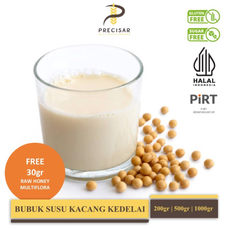 

Susu Kacang Kedelai Bubuk / SoyMilk Powder (Fine Grade) - Natural | Gluten Free | Sugar Free
