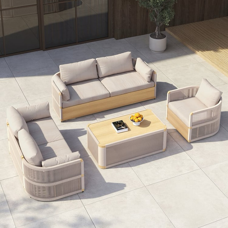 Kursi Tamu Outdoor Minimalis Set Kursi Sofa Taman Jati Anyaman Set Kursi Santai