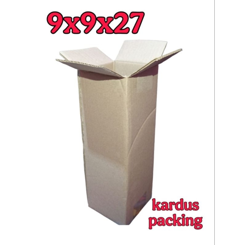 

kardus packing UK 9x9x27 kardus kecil kardus besar