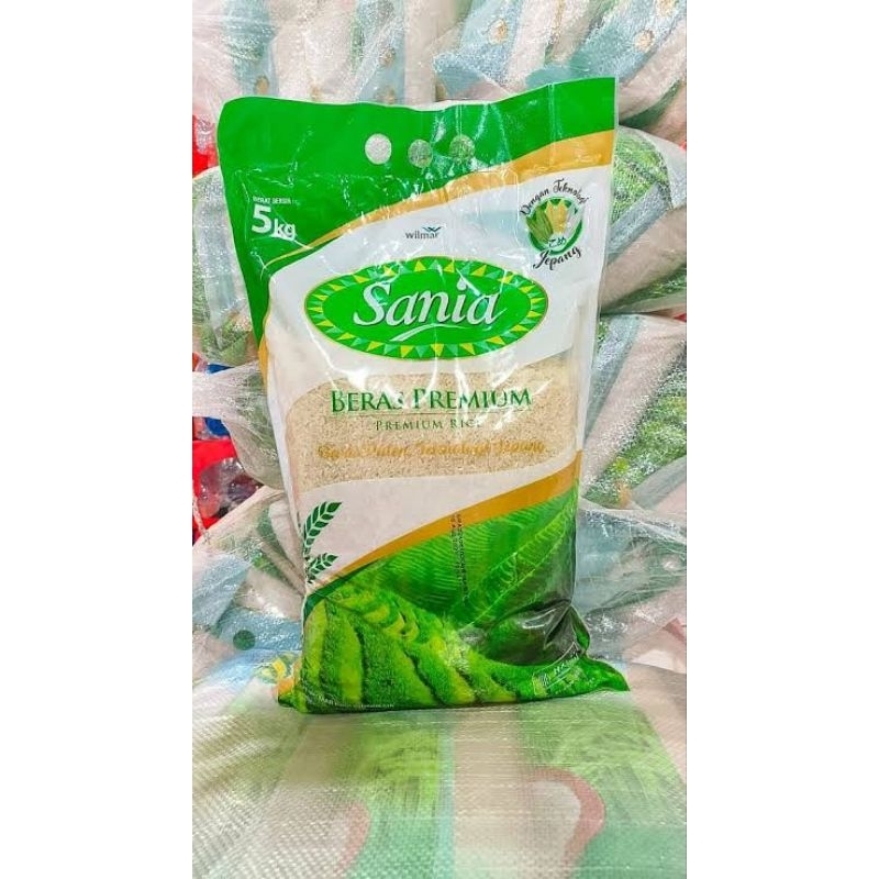 

Beras premium sania 5kg beras sembako 5000g