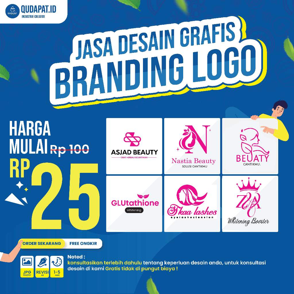 Desain Logo Skincare,Kecantikan,Salon & Kosmetik | Jasa Desain logo untuk usaha UMKM