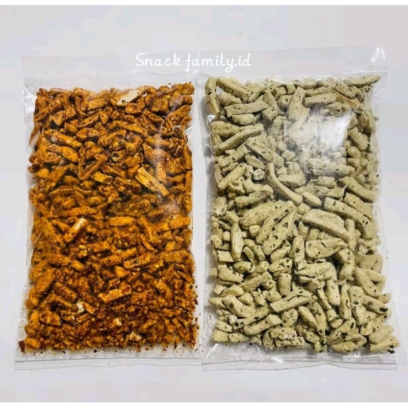

(paket bundling)basreng pedas & original daun jeruk isi 1KG